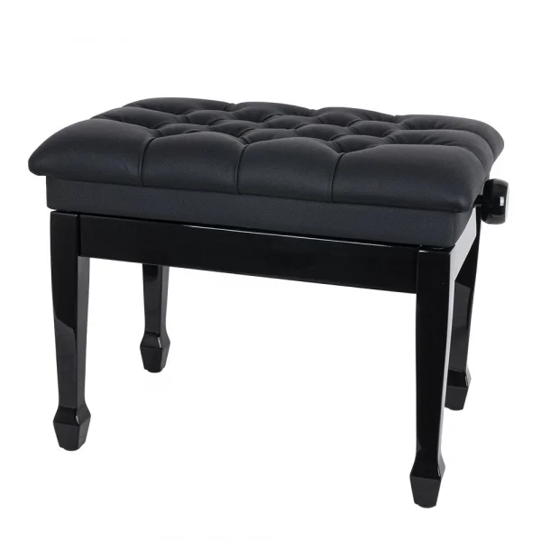 KOZMOS PJ006-BK Ayarlı Piyano Taburesi - Siyah