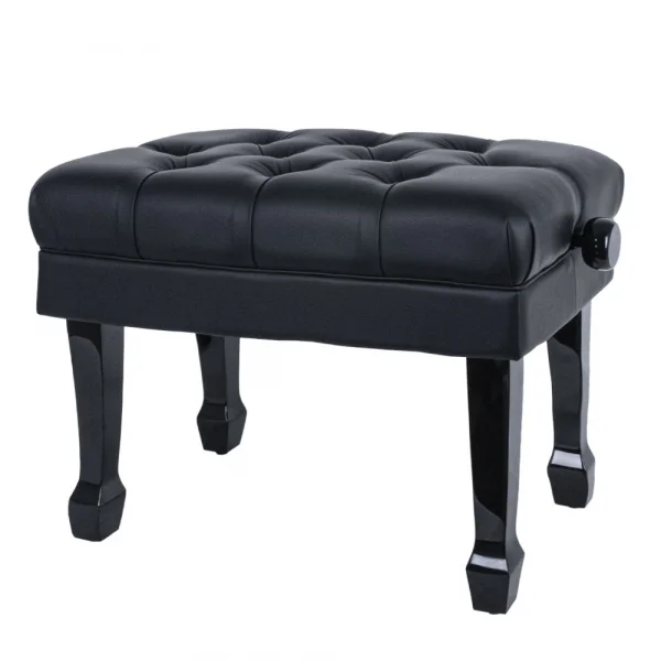 KOZMOS QT503-BK Ayarlı Piyano Taburesi - Siyah