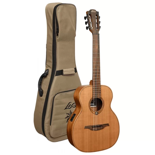 LAG GLA ESCAPADE-N-RCE Elektro Klasik Akustik GigBag Dahil