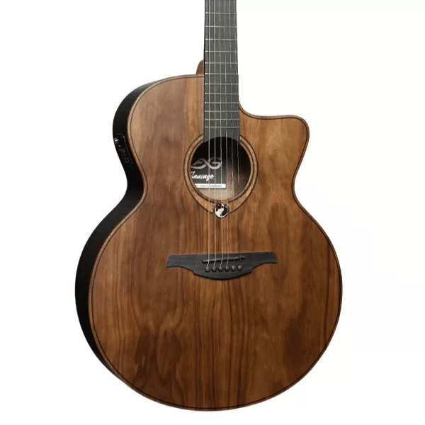 LAG GLA SAUVAGE-JCE Jumbo Elektro Akustik Gitar