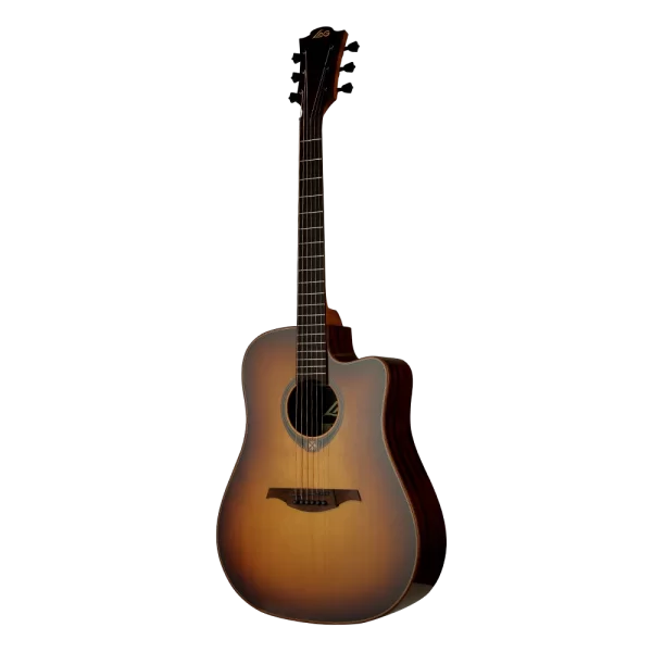 LAG GLA T118DCE-BRS Dreadnought Cutaway Elektro Akustik Gitar