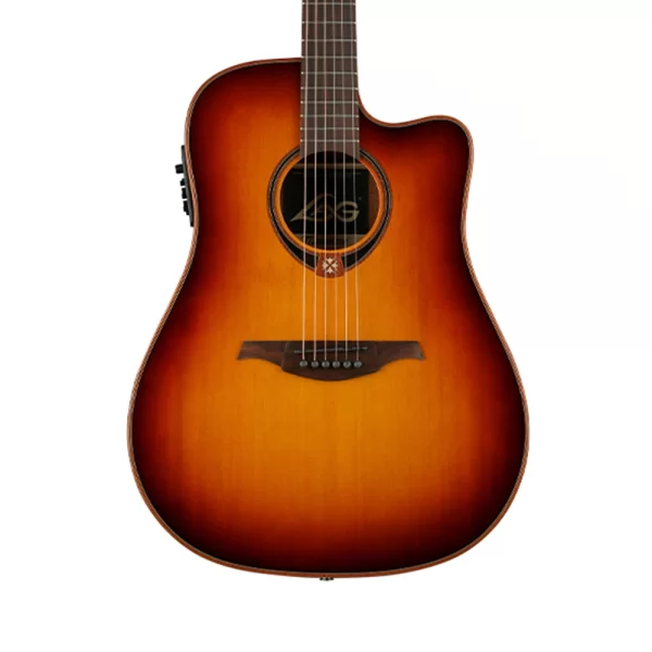 LAG GLA T118DCE-BRS Dreadnought Cutaway Elektro Akustik Gitar