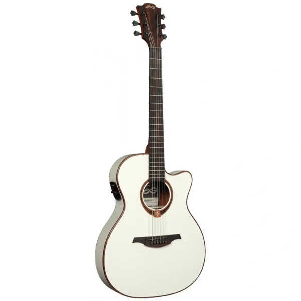 LAG T118ASCE-IVO Tramontane Auditorium Slim Cut Ivory Elektro Akustik Gitar