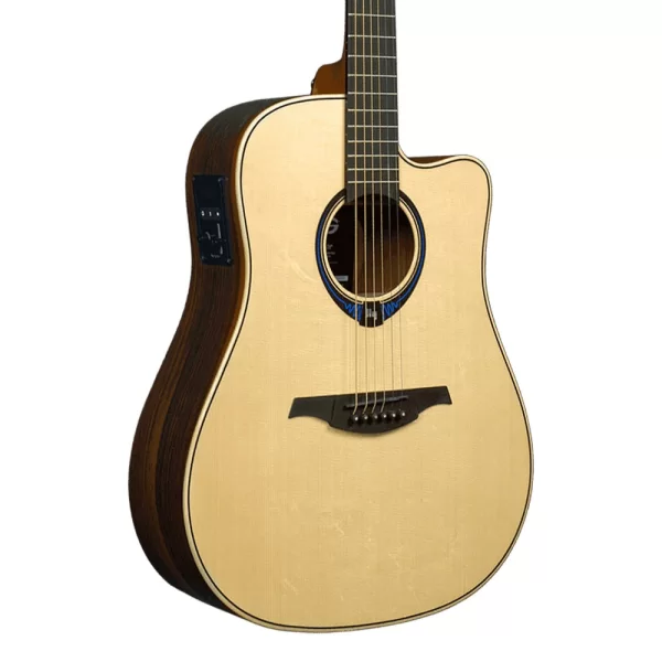 LAG THV30DCE Dreadnought Cutaway Elektro akustik Gitar (Case Dahil)