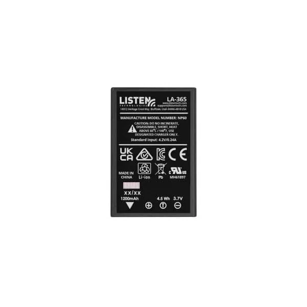 Listen LA-365 Şarj Edilebilir Li-ion Pil (yedek)