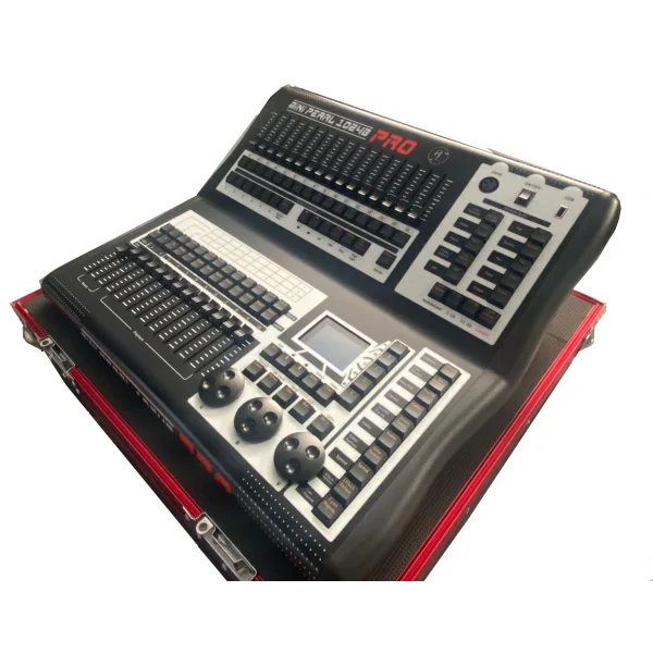 LOTUS MINI PEARL 1024B PRO King Kong Işık Kontrol Mikseri, 1024-kanal, Case ile