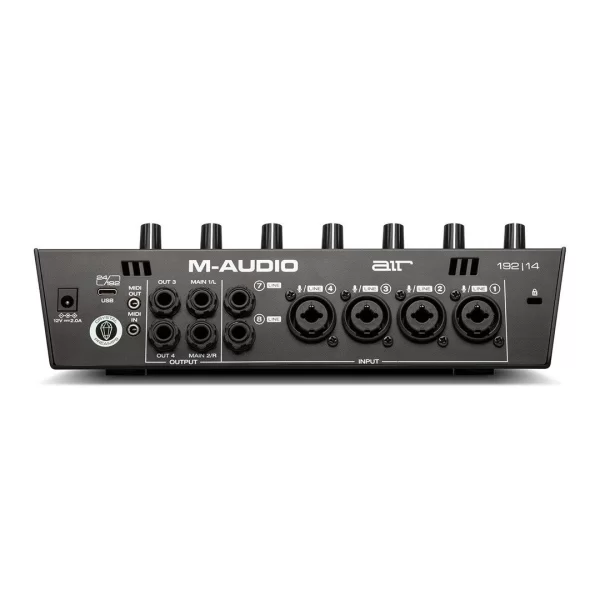 M-Audio AIR 192|14 8-giriş / 4-çıkış / 24-bit/192 kHz / +48 V mikrofon / MIDI/ enstrüman girişli yeni nesil ses kartı