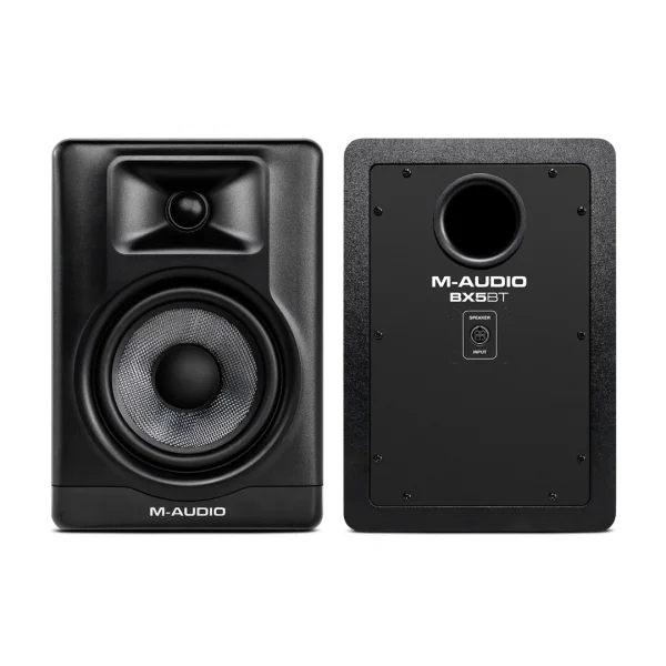 M-Audio BX5BT 5  DSP Destekli, Bluetooth bağlantılı, Applikasyon Kontrollü Amplifikatörlü Stüdyo Hoparlörleri (Çift)