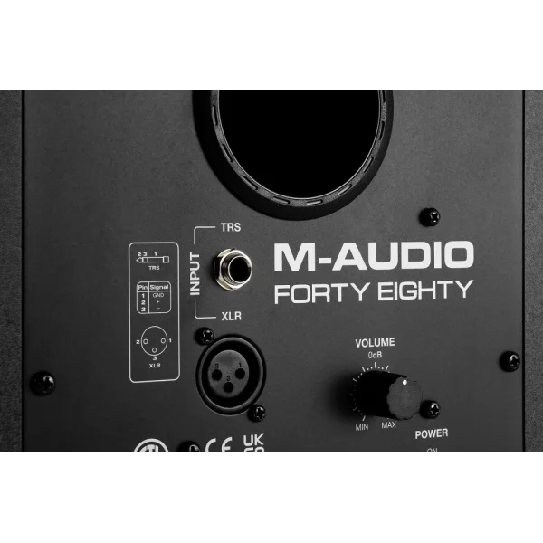 M-Audio Forty Eighty (Kutusu Hasarlı) Yeni Nesil, 8 DSP destekli, Bluetooth özellikli, Stüdyo Monitörü (Tek)