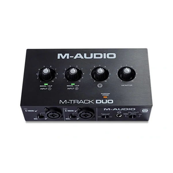 M-Audio M-Track Duo Stüdyo Kayıt Paketi 1 (MTRACKDUO, KCP-3, KHDP-S200)