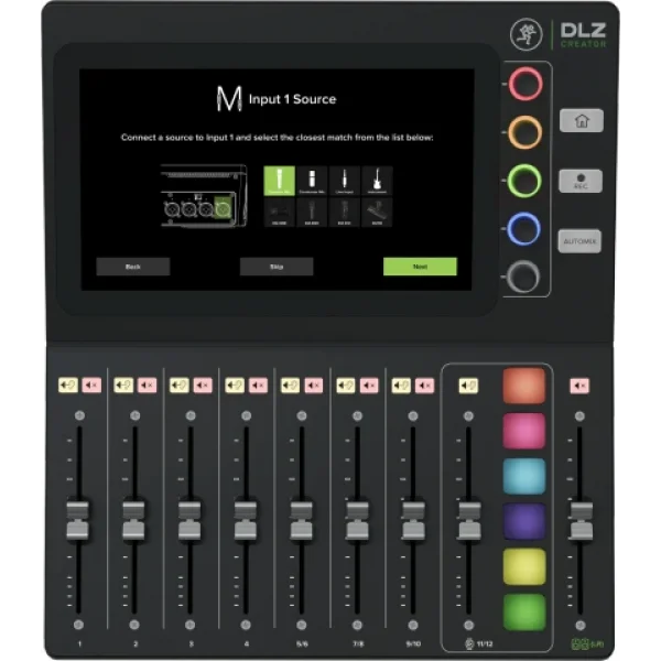 Mackie DLZ CREATOR 12-Kanal Streaming/Podcasting Dijital Mikser