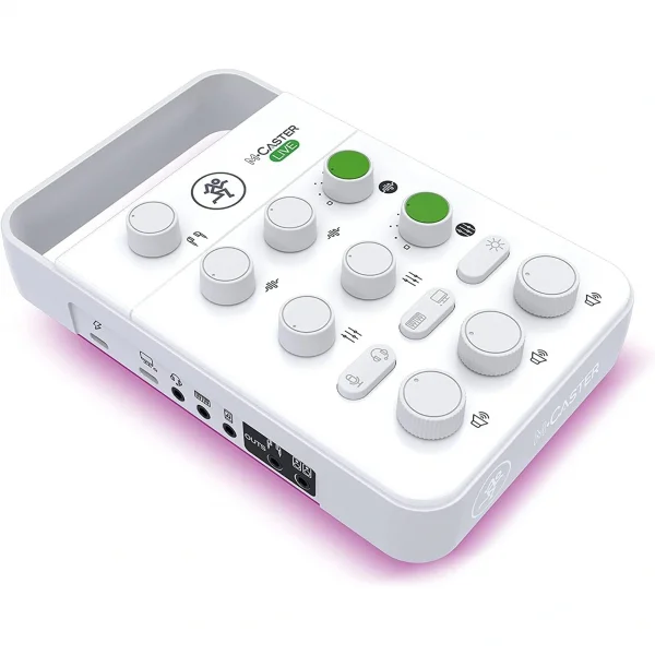 Mackie M-Caster Live Portatif Canlı Yayın Mikseri (Beyaz)