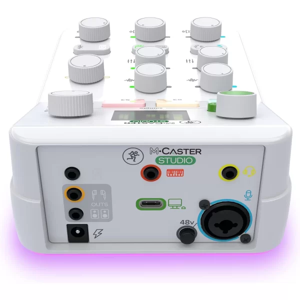 Mackie M-Caster Studio Portatif Canlı Yayın Mikseri (Beyaz)