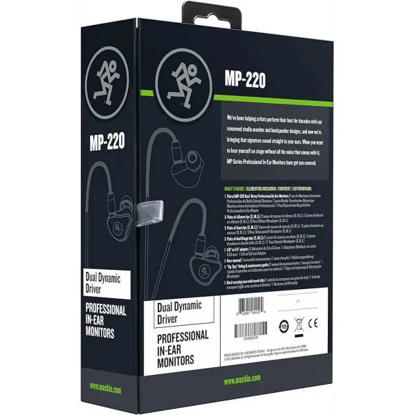Mackie Mp-220 Dual Dynamic Driver Kulak İçi Monitör Kulaklık