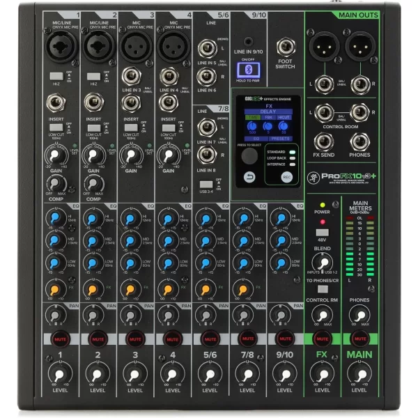Mackie PROFX10V3-PLUS 10 Kanal Bluetooth Mikser