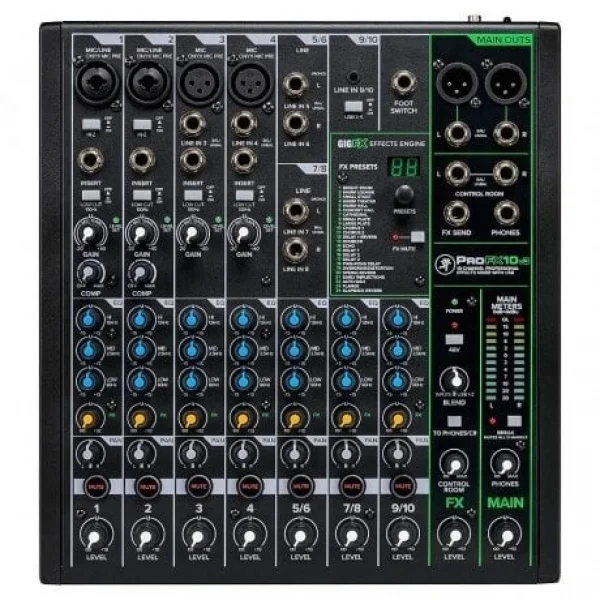 Mackie PROFX10V3 10 Kanal USB Mikser