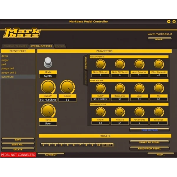 Markbass Super Synth Bas Gitar Pedalı