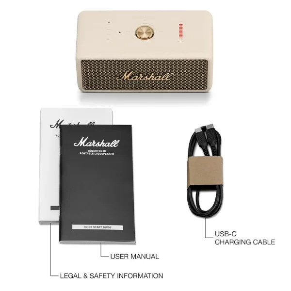 MARSHALL Emberton III Krem Bluetooth Hoparlör
