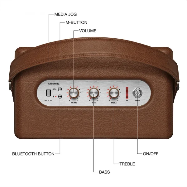 MARSHALL Kilburn III BT Bluetooth Hoparlör (kahverengi)
