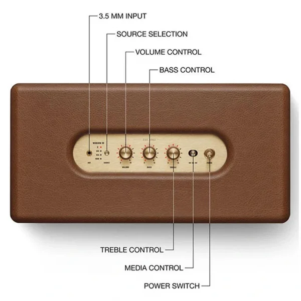 MARSHALL Woburn III Kahverengi Bluetooth Hoparlör