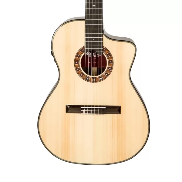 Martinez MP-14 Ziricote Crossover Serisi Elektro Klasik Gitar