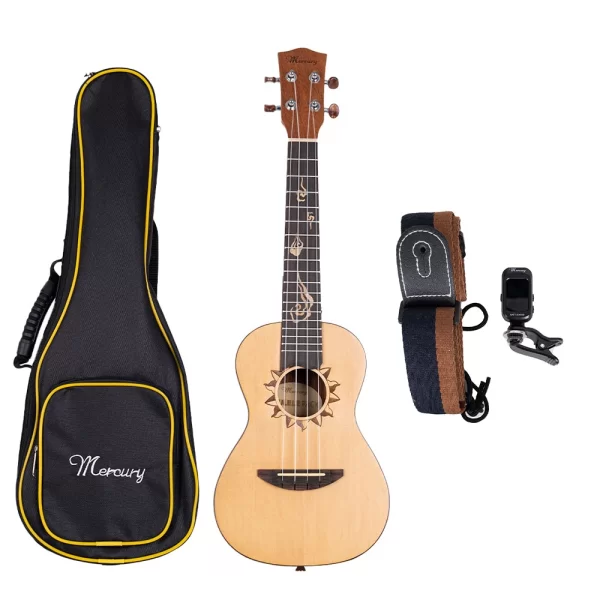 Mercury MUK04 Concert Elektro Ukulele Seti