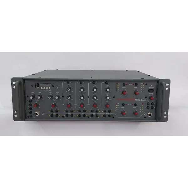 METEOR MATRIX POWER 4300T Mixer-Amfi 4x300W/100V, EMC, 24V Control