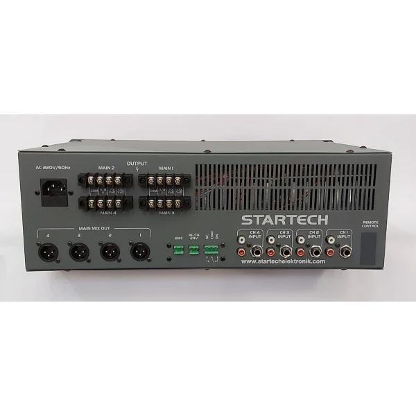 METEOR MATRIX POWER 4300T Mixer-Amfi 4x300W/100V, EMC, 24V Control