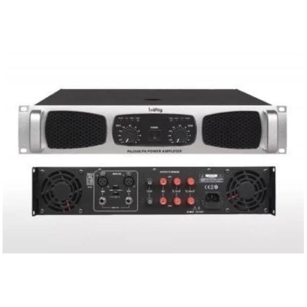 Machtig PA2600 Power Amfi 2x600W/4-ohm 100V
