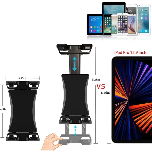 Metex Tablet & Telefon Tutucu | Mikrofon Sehpalarına Monte