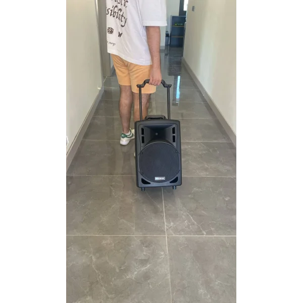 Mickle MP1010  10 Taşınabilir  Akülü Portatif Hoparlör Sistemi 300W/rms