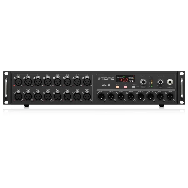 Midas DL16 Dijital Stagebox 16 Giriş 8 Çıkış