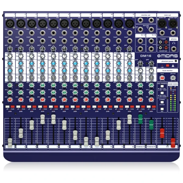 Midas DM16 16 Kanal Stüdyo Mixer