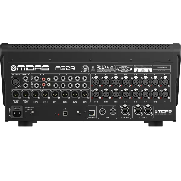Midas M32R COMPACT Dijital Mikser 40 input 16 Preamp