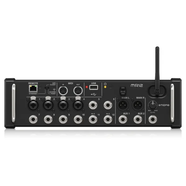 Midas MR12 12 Kanal Dijital Mikser, iPad/Android Tablet Kontrollü