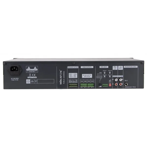 Mikafon DC200 Mixer Ampli 260W/100V , EMC, USB Player,