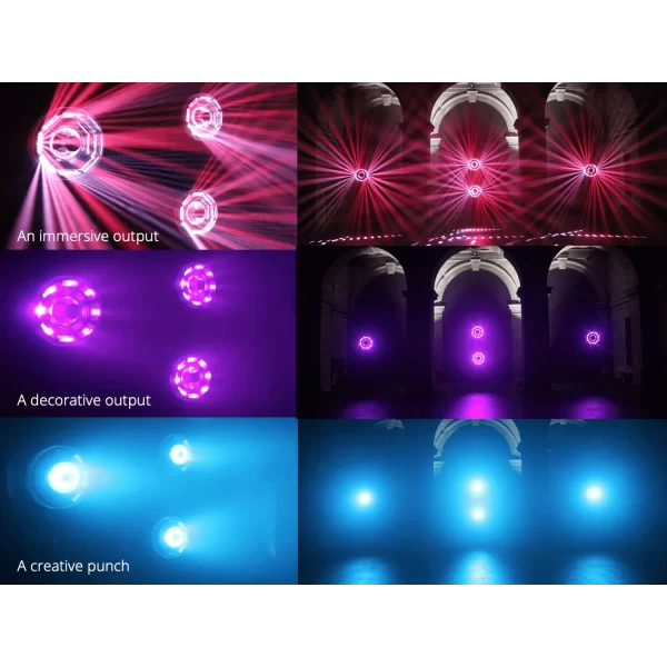 MINUIT UNE | IVL PHOTON | Club için Lazer Işık Çekirdeği 256 Beam 60 DMX