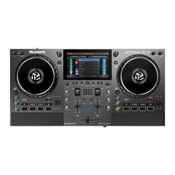 Numark Mixstream Pro Go Pil ile çalışabilen, Amazon Müzik Destekli, Standalone Streaming DJ Kontrolcüsü