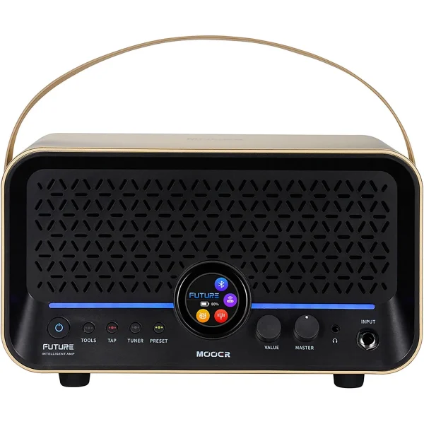 Mooer F15iLIIGL Şarjlı Akıllı Gitar Amfisi (Imperial Gold)