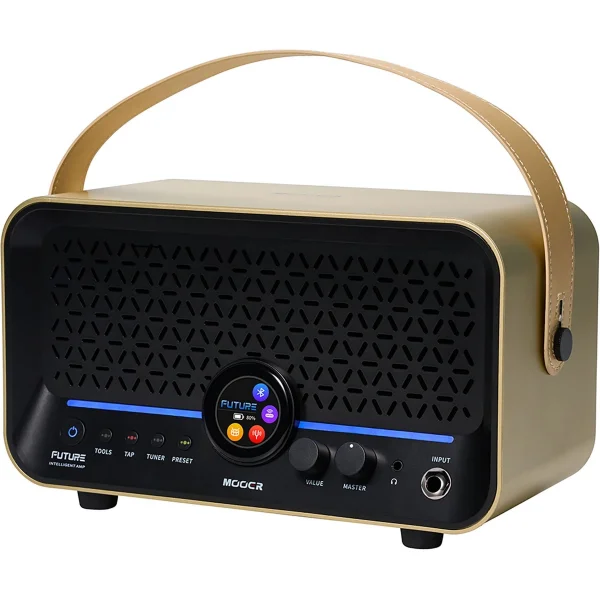 Mooer F15iLIIGL Şarjlı Akıllı Gitar Amfisi (Imperial Gold)