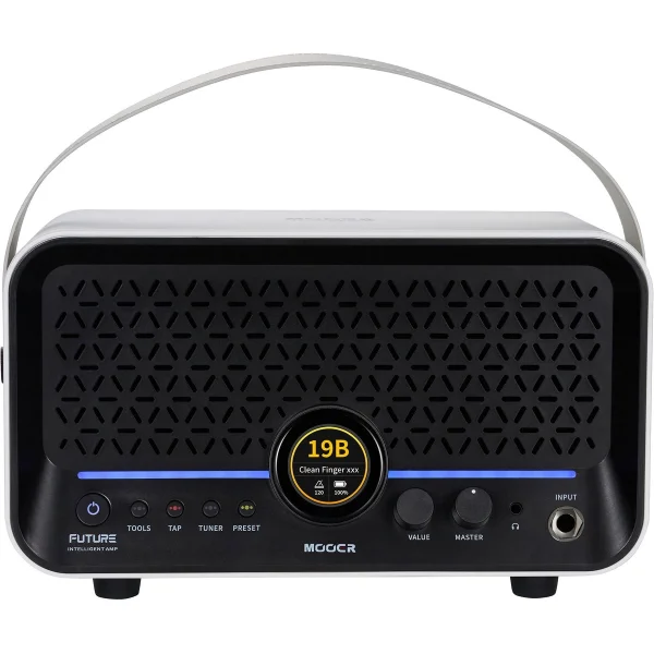 Mooer F15iLISWH Şarjlı Akıllı Gitar Amfisi (Snowfall White)