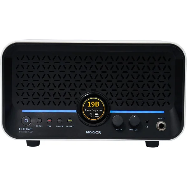 Mooer F15iLISWH Şarjlı Akıllı Gitar Amfisi (Snowfall White)