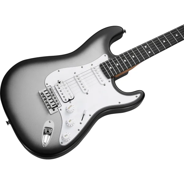 Mooer MSC12ProISL Elektro Gitar (Iron Silver)
