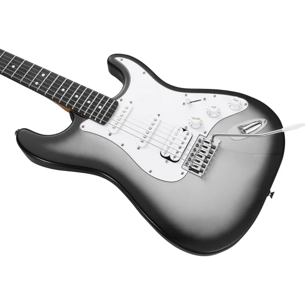 Mooer MSC12ProISL Elektro Gitar (Iron Silver)