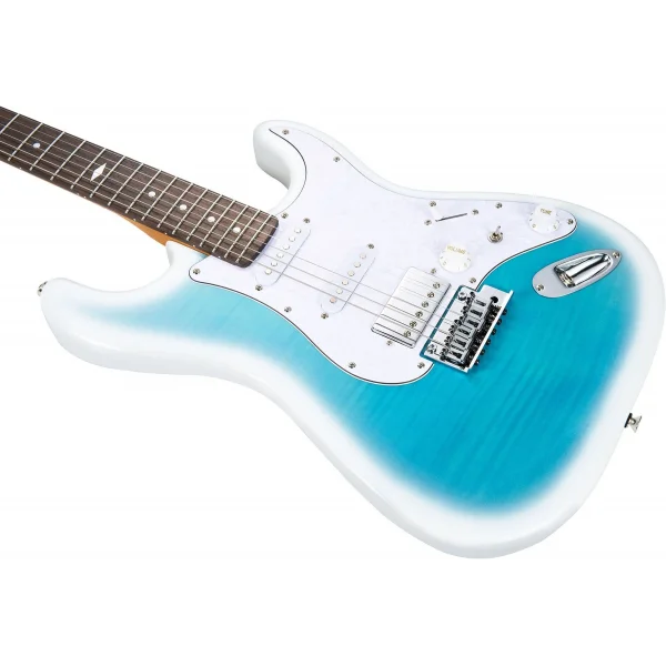 Mooer MSC41ProDBL Elektro Gitar (Dreamy Blue)