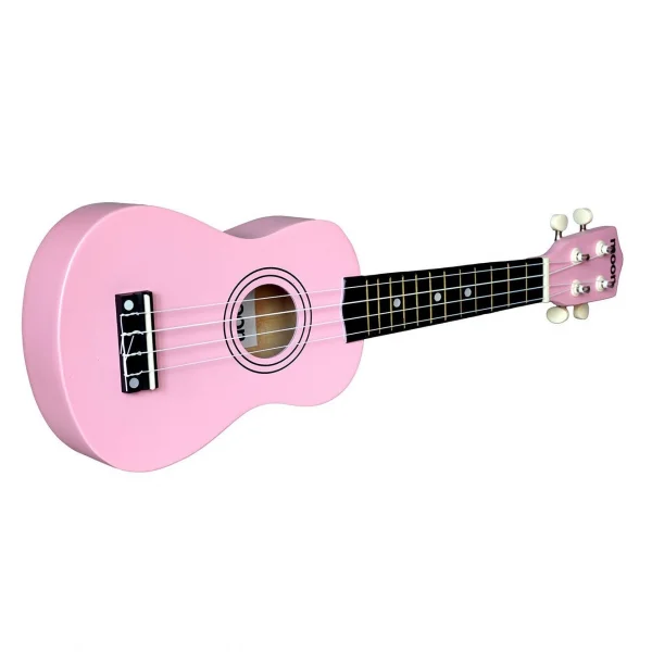 Moon AU02PK Soprano Ukulele (Pembe Renk Çantalı)