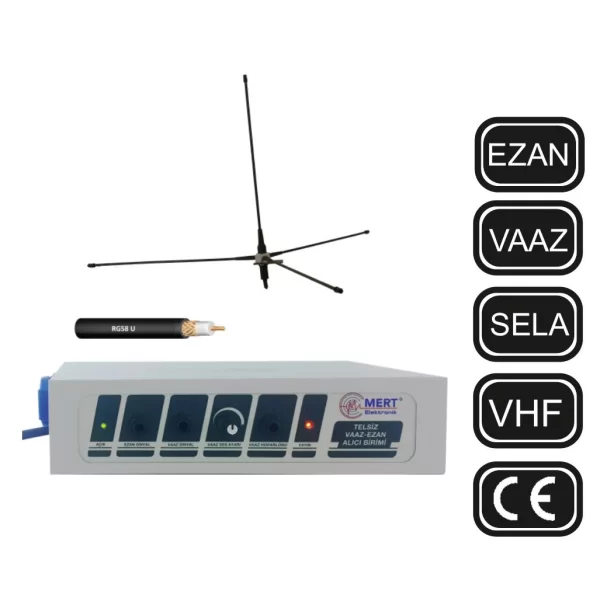 MRT4100 Merkezi Ezan Sistemi Alıcısı