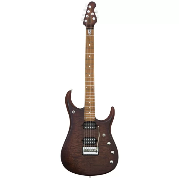 Music Man JP15 Piezo Akçaağaç Klavye Sahara Burst Quilt Elektro Gitar