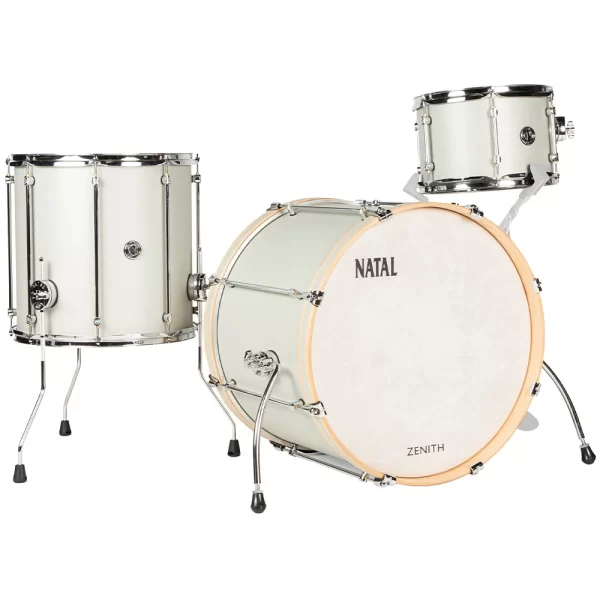NATAL KZN-TR-SIS Zenith Silver Frost 3 Parça (22B/12T/16F) Akustik Davul Seti
