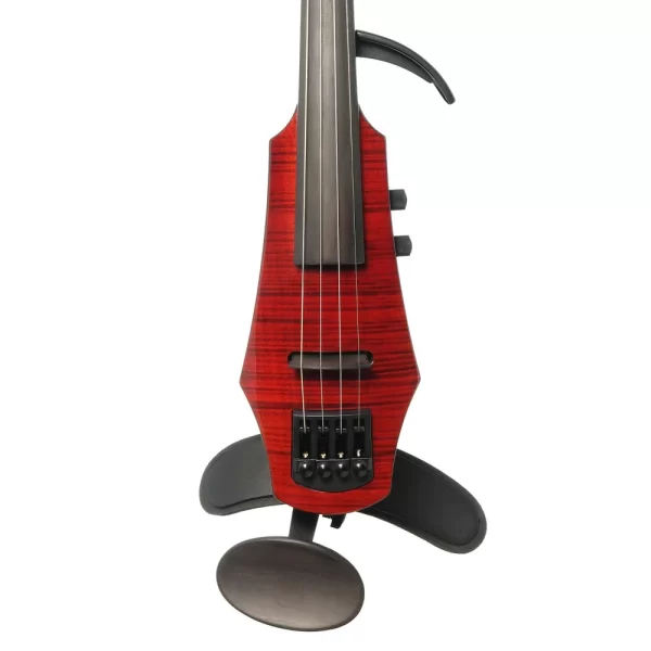 NS DESIGN WAV4-VN-TR Polar Piezo Manyetikli Transparan Kırmızı Elektro Keman